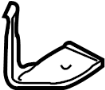 Image of Bracket. (Front, Upper). A Bracket for a trunk. image for your Porsche