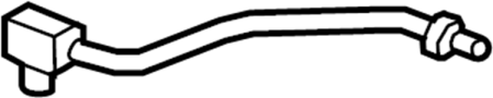Image of A/C Refrigerant Suction Hose (Front, Rear) image for your 2010 Porsche 911 3.6L 6 cylinder A/T AWD Targa 4 Targa 