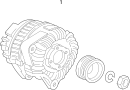 Image of Alternator Pulley image for your 2011 Porsche 911 Turbo S Coupe