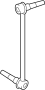Image of Headlight Level Sensor Strut Support (Rear) image for your 2013 Porsche Panamera  4 Hatchback 