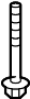 Image of Bolt. Arm. Control. Mount. (Front, Rear, Upper, Lower). A fastener used to. image for your Porsche