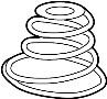 Image of Coil Spring image for your 2010 Porsche 911  Turbo Convertible 