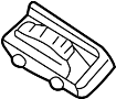 View Windshield. Support. Spacer. (Lower) Full-Sized Product Image