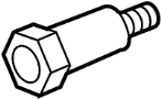 Image of Connector. Brake. Pedal Push Rod. Vacuum Hose. Connecting Piece. Brake Pedal Push Rod. image for your 2015 Porsche 911   