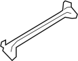 Image of Panel. REINFORCEMENT. Instrument. Brace. REINFORCED plate. REINFORCING. Instrument Panel Brace. image for your 2012 Porsche Cayenne   