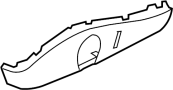 Image of Cover. Trim. Seat. (Front). A decor piece for a Seat. image for your 2008 Porsche Cayman  S Hatchback 