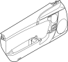 Image of Door Interior Trim Panel image for your 2009 Porsche Boxster   