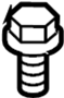 View Screw. Trim. Panel. Quarter. (Upper, Lower) Full-Sized Product Image