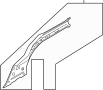 Image of Rail. (Front, Rear). Frame Side Member. Sheet. image for your Porsche