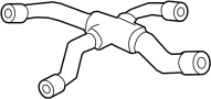 View Hose. Coolant. Engine. Pipe. Heater. Outlet.  Full-Sized Product Image