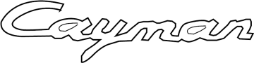 Image of Hatch Emblem image for your 2012 Porsche Cayman   
