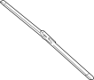 Image of Back Glass Wiper Blade (Rear) image for your Porsche