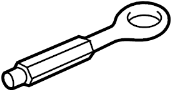 Image of Tow Hook (Rear) image for your 2013 Porsche Panamera  4 Hatchback 