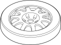Image of Spare. Wheel.  A Wheel / rim of a. image for your 2018 Porsche