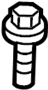 View Sensor. Speed. SCREW. ABS. Bolt.  Full-Sized Product Image