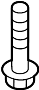Image of Bolt. Stabilizer. Suspension. Mount. Bar. Part cannot be reused. image for your Porsche