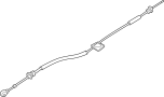 Image of SELECTOR CABLE. SHIFT CONTROL CABLE. image for your 2016 Porsche Cayman   