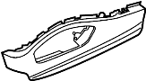 99152132501D20 Side trim. Switch bezel. Trim for switch silv. Valance.