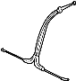 View Folding Seat Release Cable Full-Sized Product Image