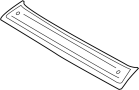 Image of Roof Header Panel (Front, Rear, Upper) image for your 2015 Porsche Cayenne   