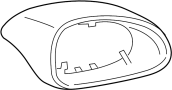 Image of Door Mirror Housing image for your 2024 Porsche 718 Boxster   