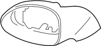 Image of Door Mirror Housing image for your 2017 Porsche 911 3.0L 6 cylinder A/T RWD Carrera S Convertible 