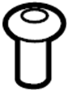 Image of Nut. Carpet. Blind Rivet. Floor. Tie Down Hook. Trim. (Rear). A solid metal or plastic. image for your 2014 Porsche Cayman 3.4L 6 cylinder M/T S Hatchback 