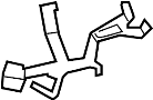 Image of Brake Hydraulic Line Bracket image for your 1998 Porsche 911