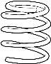 Image of Coil Spring image for your 2008 Porsche 911 Targa 4 Coupe