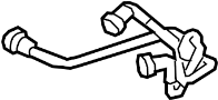 Image of Engine Coolant Overflow Hose image for your 2012 Porsche 911 3.8L 6 cylinder A/T AWD Turbo Convertible 
