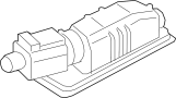 Image of License Plate Light Assembly image for your 2024 Porsche Taycan  Turbo Cross Turismo Wagon 