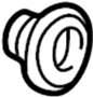 View PLUG. Headlight. Mount. Grommet.  Full-Sized Product Image