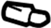 Image of Cap, Pilot Pin. image for your 1999 Porsche Boxster  Base Convertible 