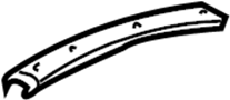 Image of Convertible Top Retainer image for your 2020 Porsche 911   
