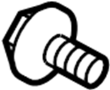 Image of Hinge. Bolt. Screw. (Upper, Lower). Bolt used to secure the. image for your 2020 Porsche 911  Carrera Coupe 