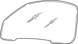 Image of Door Glass image for your 2024 Porsche 718 Cayman   