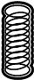 99610734300 Filler neck spring. OIL SPRING.