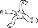 Image of Engine Coolant Hose. Engine Coolant Pipe. Hoses carries permanent. image for your 2004 Porsche Boxster   