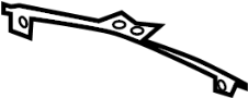 Image of Exhaust Muffler Bracket. Support. (Lower). Exhaust Bracket. Exhaust. image for your 2015 Porsche Panamera  S E-Hybrid Hatchback 