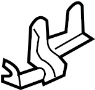 Image of Deck Latch Bracket. Lock Plate. image for your 2002 Porsche Boxster  Roadster S Convertible 