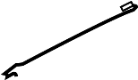 Image of Lock Pull Rod. image for your 2002 Porsche Boxster  Roadster S Convertible 