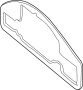 Image of Tail Light Gasket (Rear) image for your 1999 Porsche