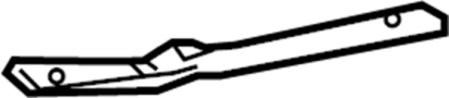 98650583700 Bumper Cover Support Rail (Lower)