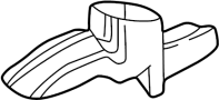 View Instrument Panel Air Duct (Lower) Full-Sized Product Image