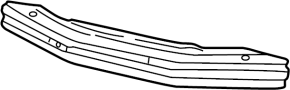 99650501105 Bumper Cover Reinforcement Beam