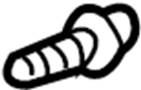 Image of Bumper Trim Screw (Lower) image for your 1987 Porsche 928 S4