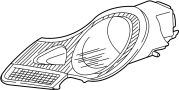Image of Headlight Assembly (Left) image for your Porsche