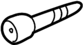 View Plate. Axle. Bolt. SCREW.  Full-Sized Product Image
