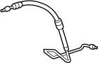 Image of AS Pressure Hose. Power Steering Pressure Line. (Upper) image for your 2002 Porsche 911  GT2 Coupe 