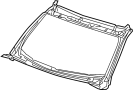 Image of Windshield Frame image for your 2002 Porsche 911 3.6L 6 cylinder A/T AWD Carrera 4 Convertible 